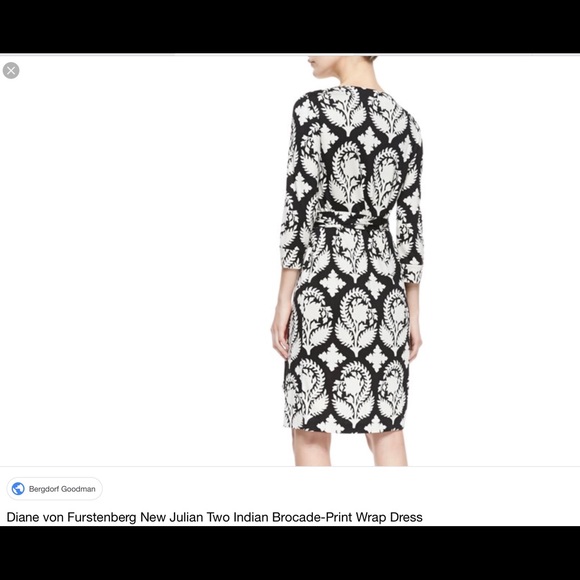 DIane von Furstenberg - jersey/silk wrap dress - Picture 2 of 8